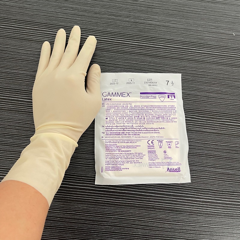 Medical Gloves - Ansell Gammex latex (1 pair) 12-inch
