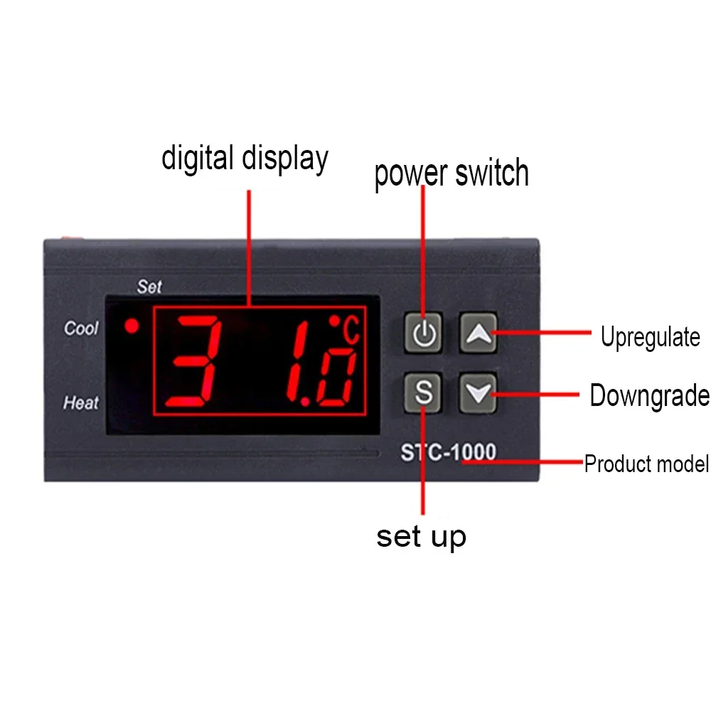 STC-1000 Smart Temperature Con - огляд і ціна Lab Incubator