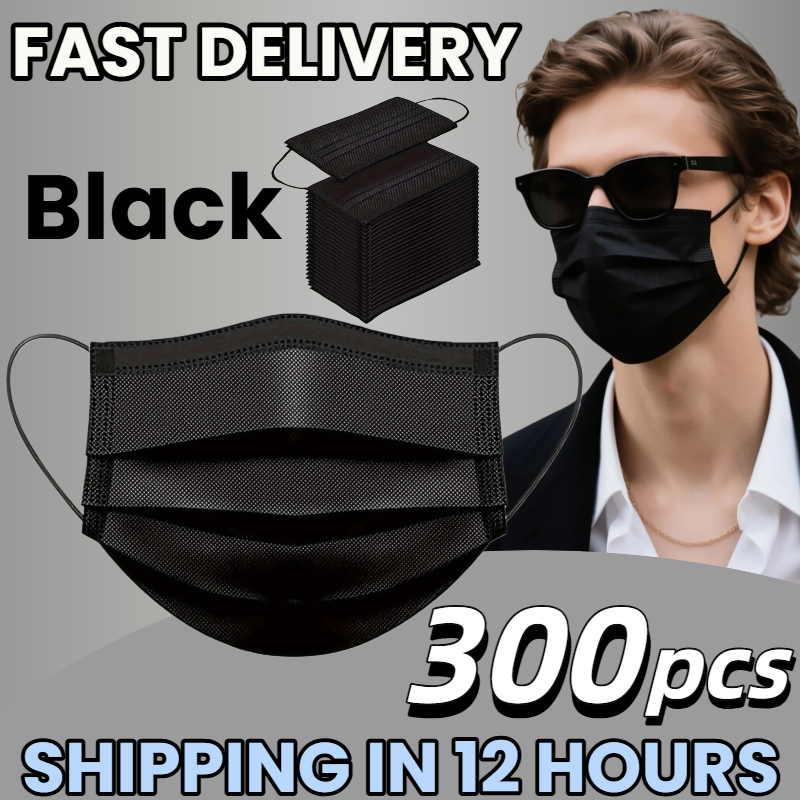 Fast Delivery! 300Pcs Thick Bl - огляд і ціна Surgical Mask