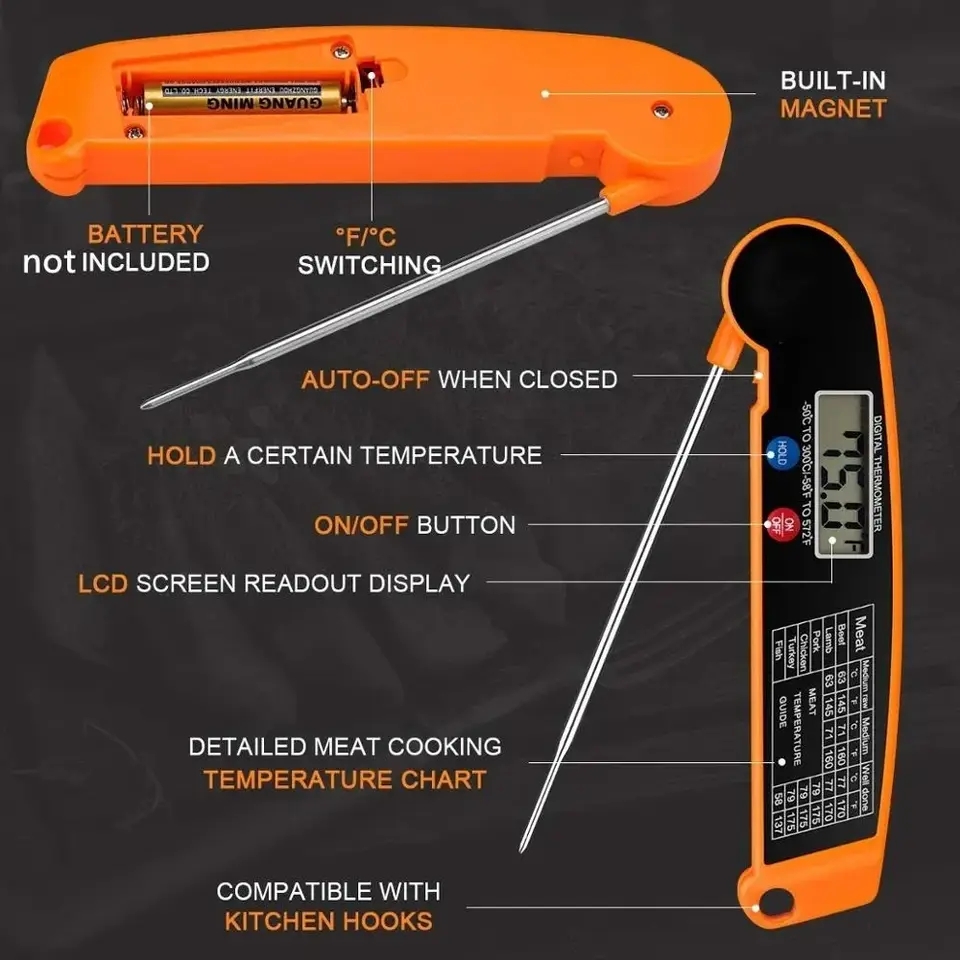 1Pc Digital Kitchen Food Therm - огляд і ціна Thermometer Digital