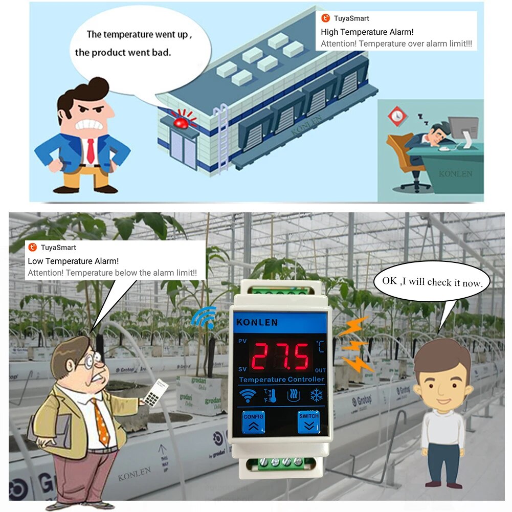 Tuya WIFI Temperature Sensor T - огляд і ціна Lab Incubator