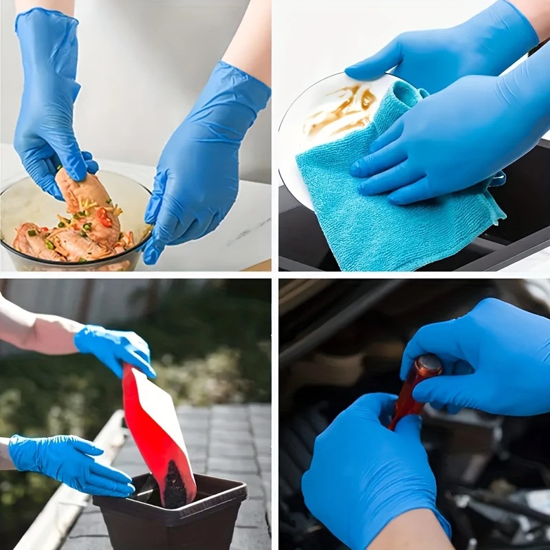 10/30/40/60PCS Disposable Blue - огляд і ціна Medical Gloves