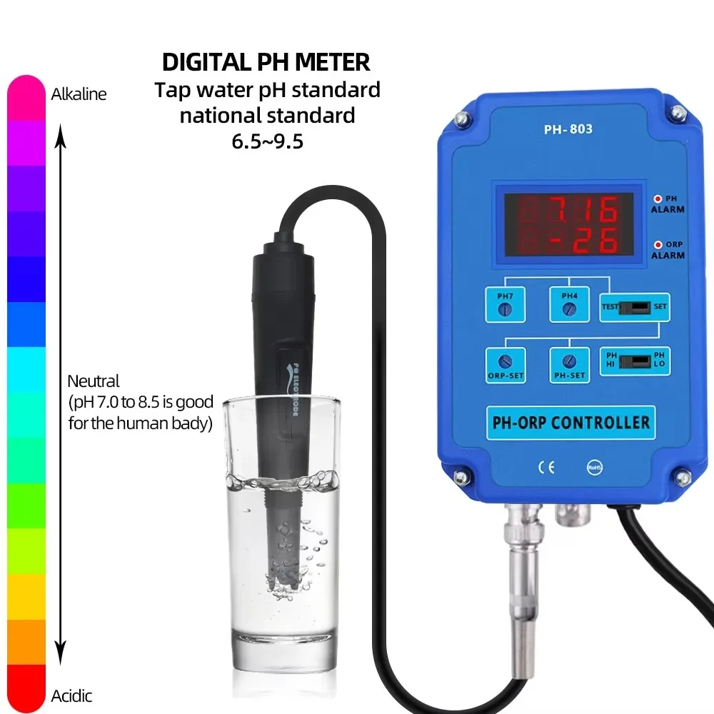 PH-803 Digital 2&1 PH ORP Redo - огляд і ціна Thermometer Digital